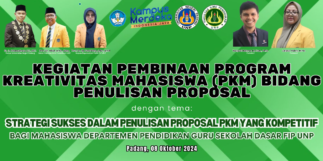 Kegiatan Pembinaan Program Kreatifitas Mahasiswa (PKM) Bidang Penulisan Proposal